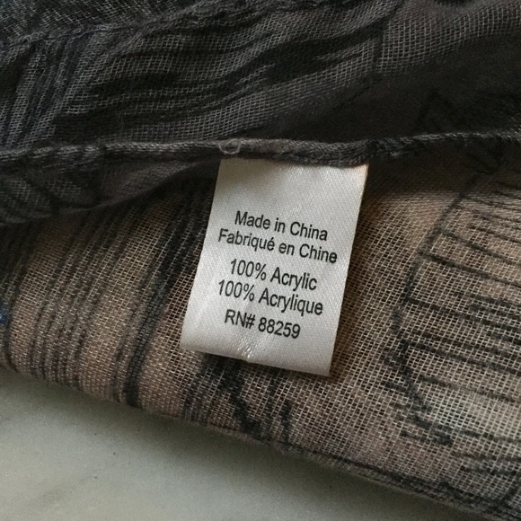 Free People Watercolor Scarf - Picture 5 of 6